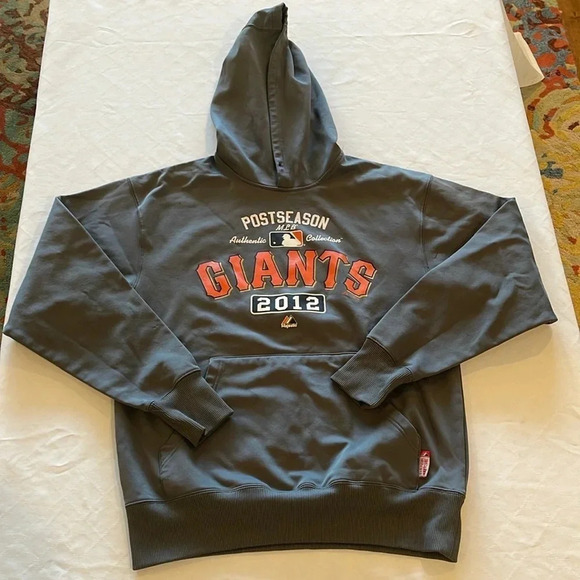 Majestic Authentic Collection Mens MLB Giants postseason 2012 Hoodie medium - Picture 1 of 5